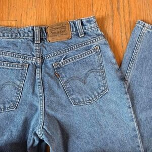 Vintage Orange Tab Levi's 550 Student
